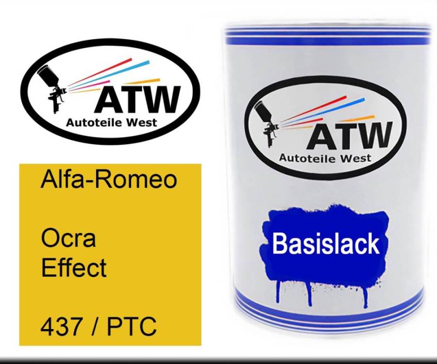 Alfa-Romeo, Ocra Effect, 437 / PTC: 500ml Lackdose, von ATW Autoteile West.